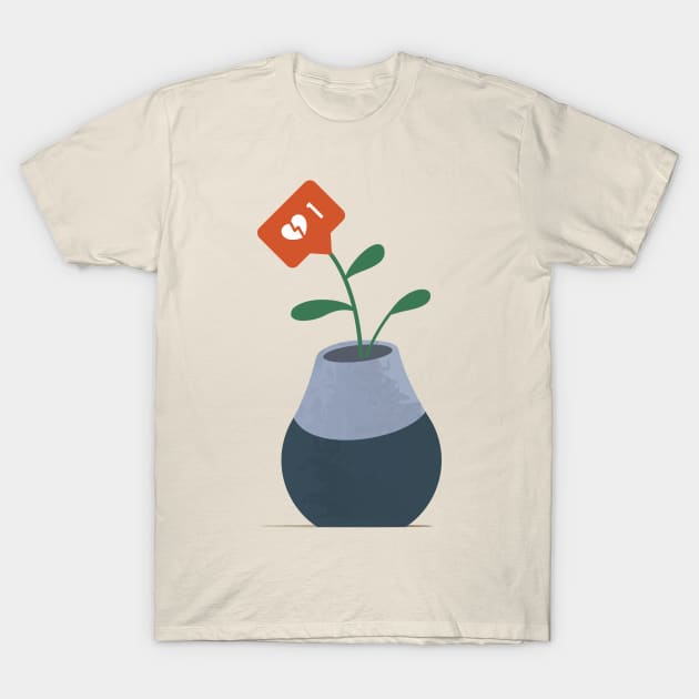 Vase of broken heat T-Shirt by Zakaria Azis